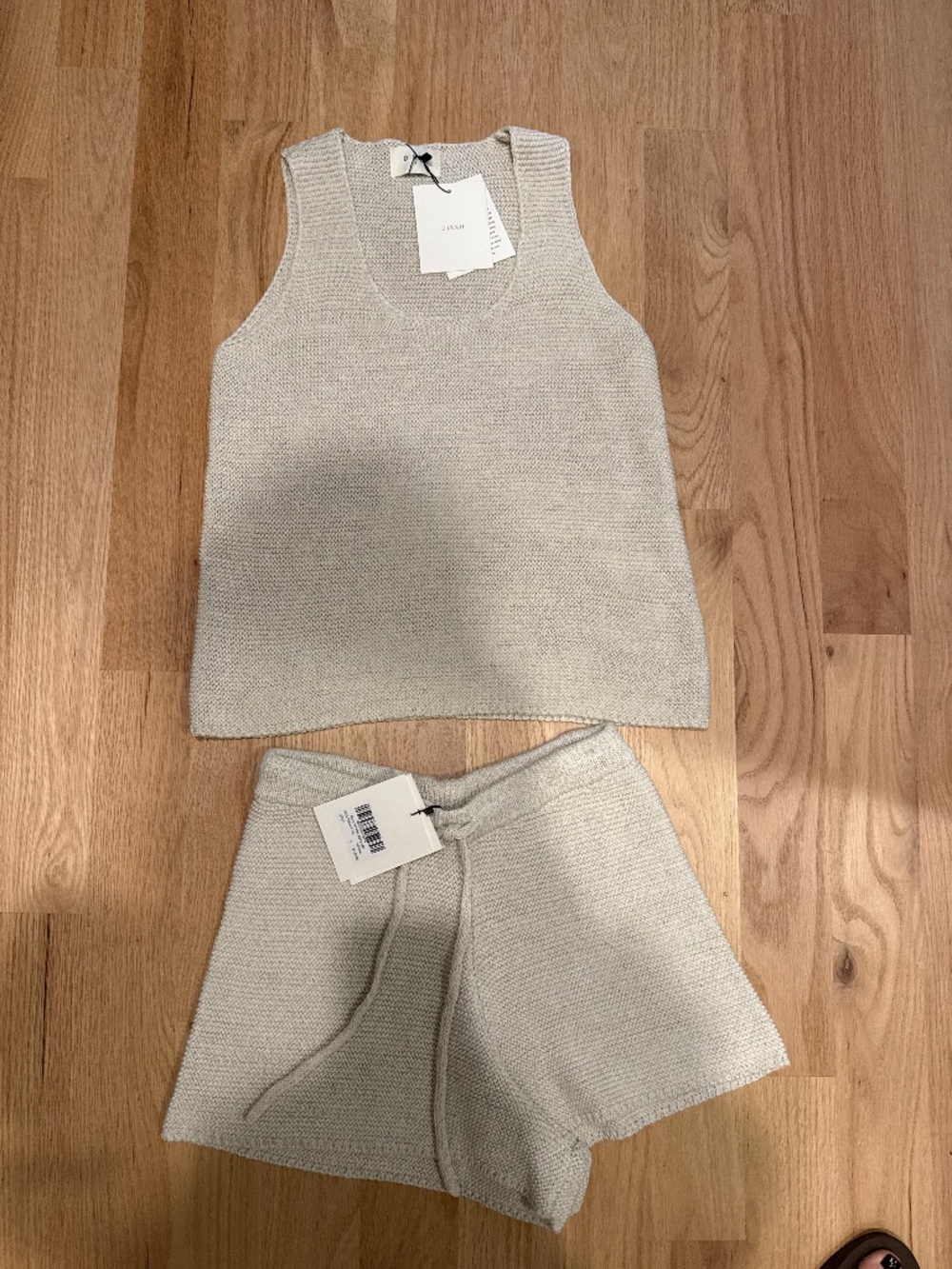 DISSH sweater set & drawstring shorts